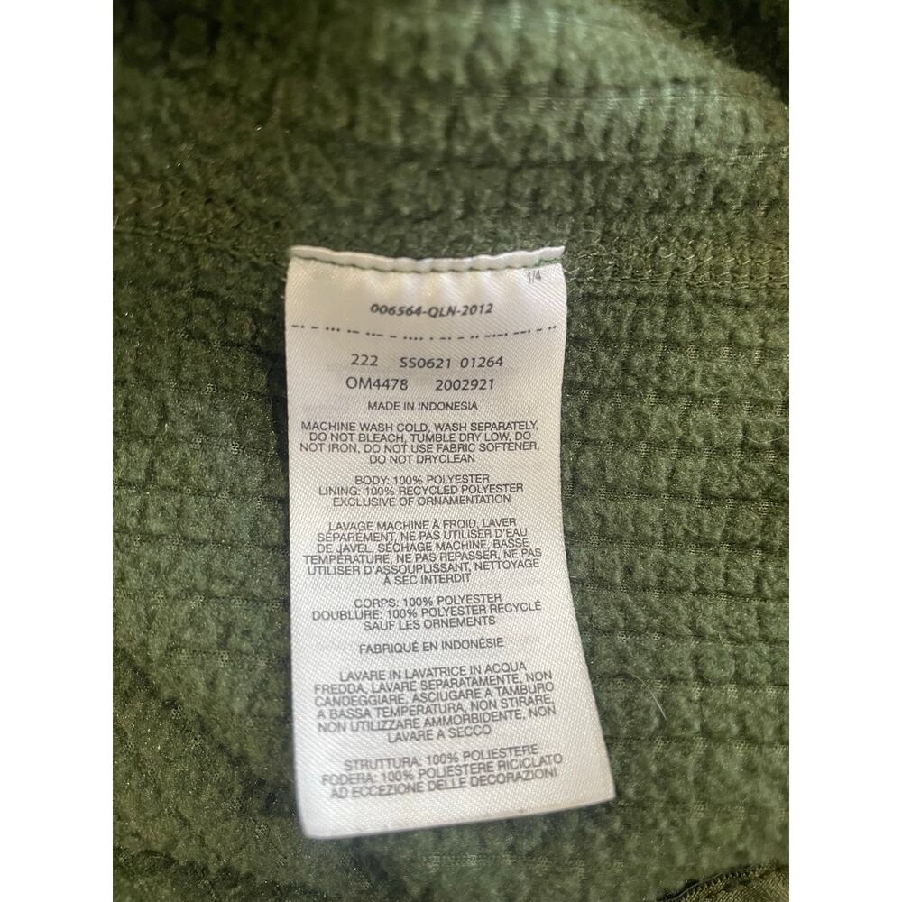 Mountain Hardwear Explore Fleece Half Zip Olive Green Men's XL - Picture 6 of 6